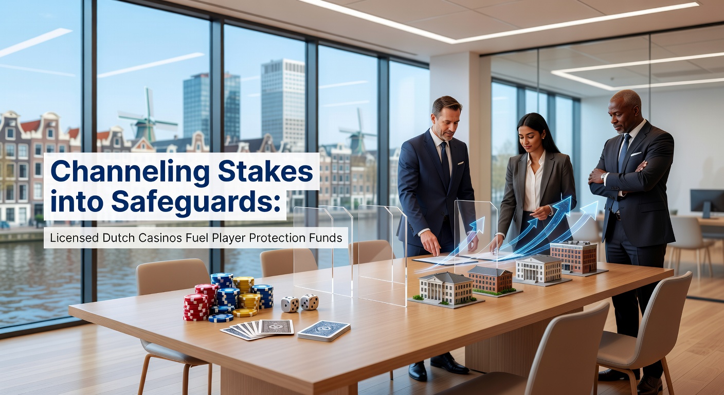 Grafiek die de bijdragen van Nederlandse online casinos aan spelerbeschermingsfondsen illustreert, met stijgende lijnen voor fondsen en spelershulpprogramma's