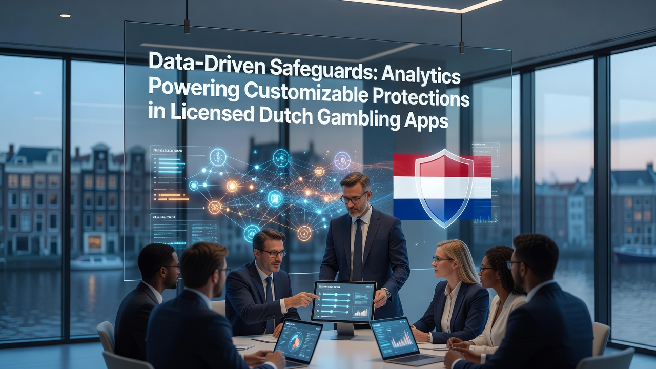 Gegevensvisualisatie die realtime analyses toont in een Nederlandse gokapp-interface