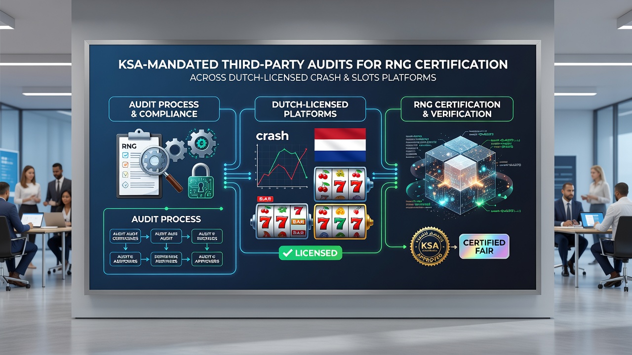 KSA-mandated third-party audits voor RNG-certificering op Nederlandse crash- en slotsplatforms
