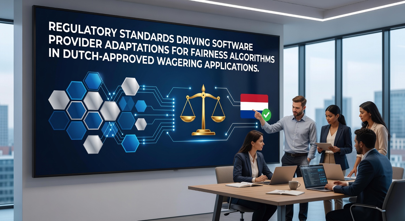 Software engineers die werken aan eerlijkheidsalgoritmen voor Nederlandse weddenschapsplatforms onder toezicht van regelgevende instanties