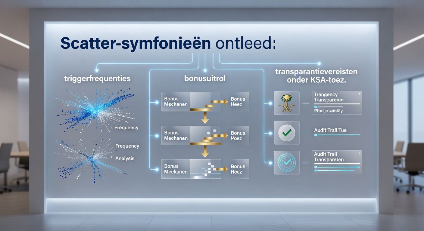 Grafiek met triggerfrequenties en bonusuitrol in een scatter-rijke gokkast onder KSA-regulering
