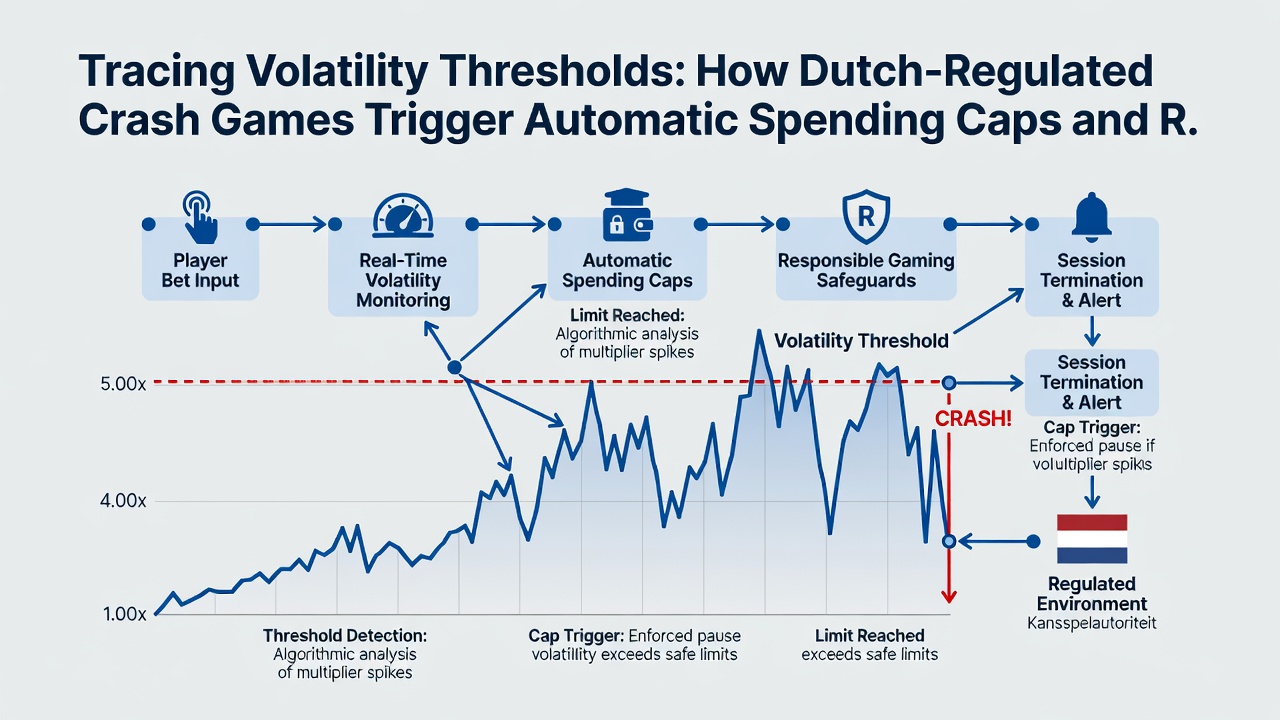Real-time dashboard met alerts en bestedingscaps voor crash game spelers